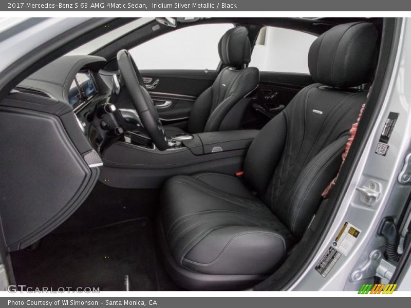 Front Seat of 2017 S 63 AMG 4Matic Sedan
