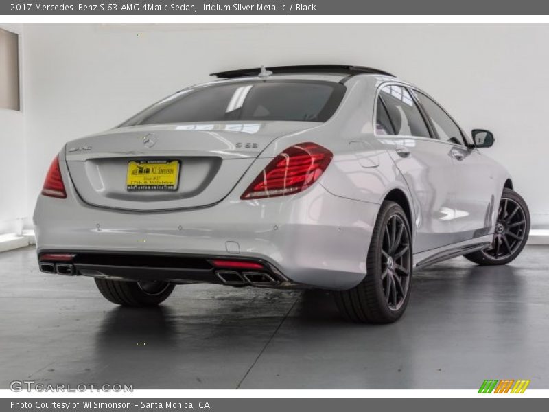 Iridium Silver Metallic / Black 2017 Mercedes-Benz S 63 AMG 4Matic Sedan