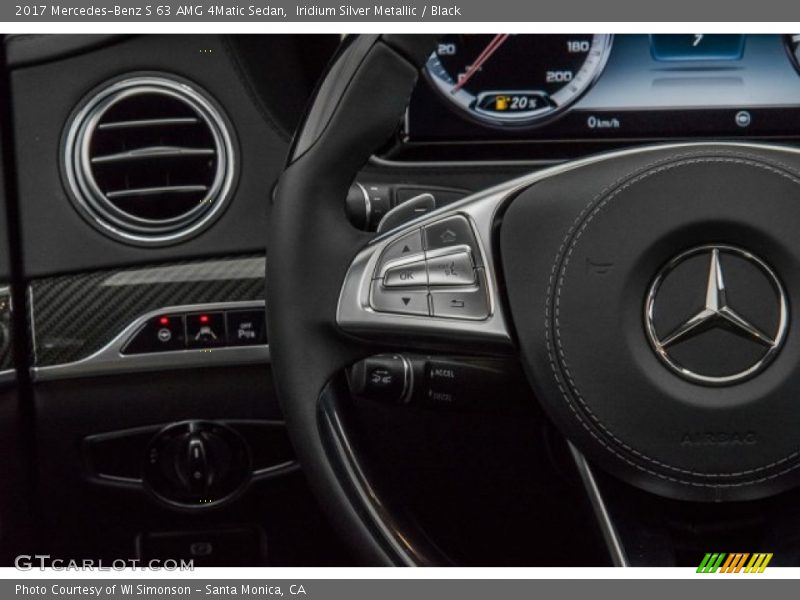 Iridium Silver Metallic / Black 2017 Mercedes-Benz S 63 AMG 4Matic Sedan