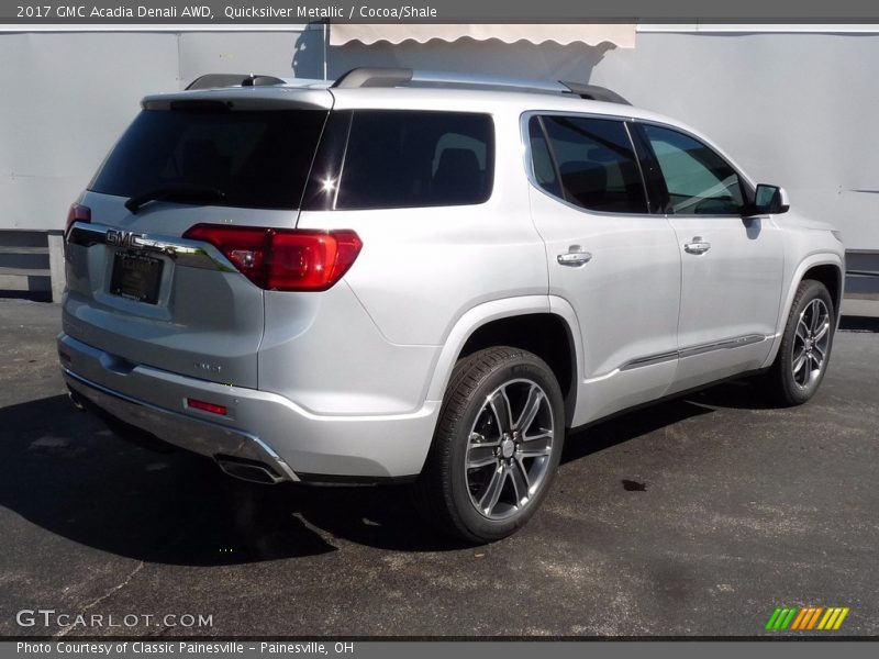 Quicksilver Metallic / Cocoa/Shale 2017 GMC Acadia Denali AWD
