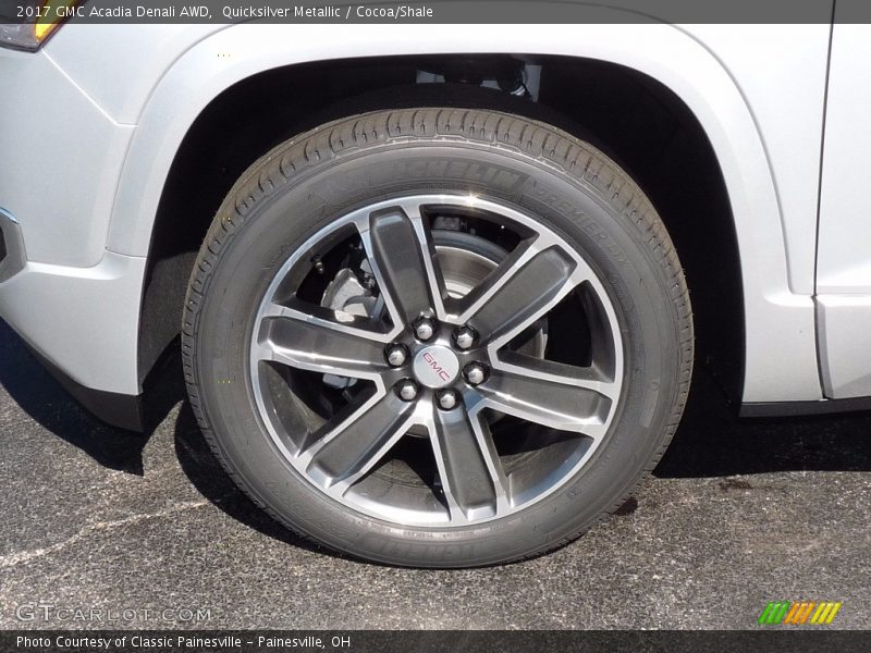 Quicksilver Metallic / Cocoa/Shale 2017 GMC Acadia Denali AWD