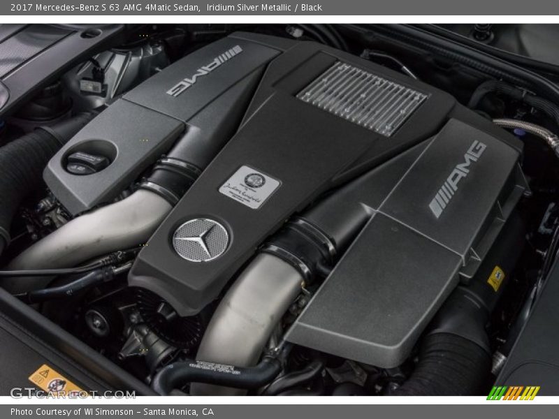  2017 S 63 AMG 4Matic Sedan Engine - 5.5 Liter AMG biturbo DOHC 32-Valve VVT V8