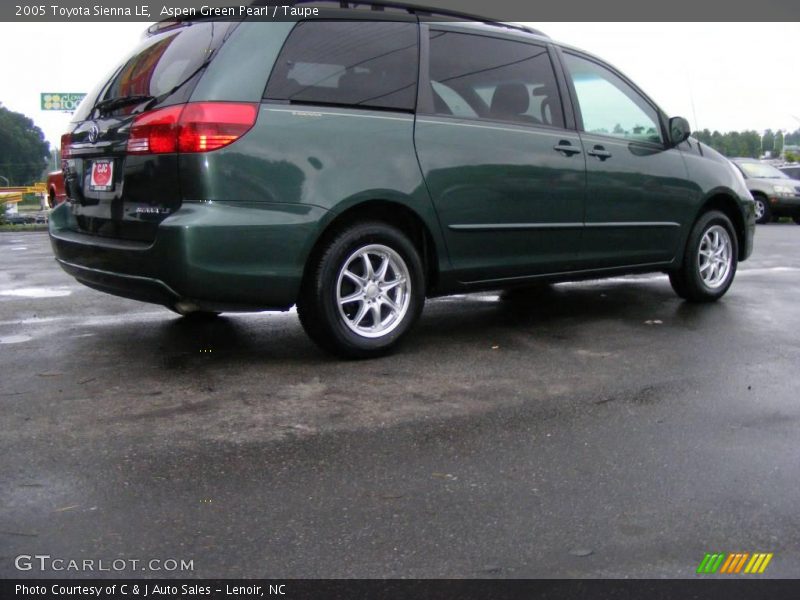 Aspen Green Pearl / Taupe 2005 Toyota Sienna LE