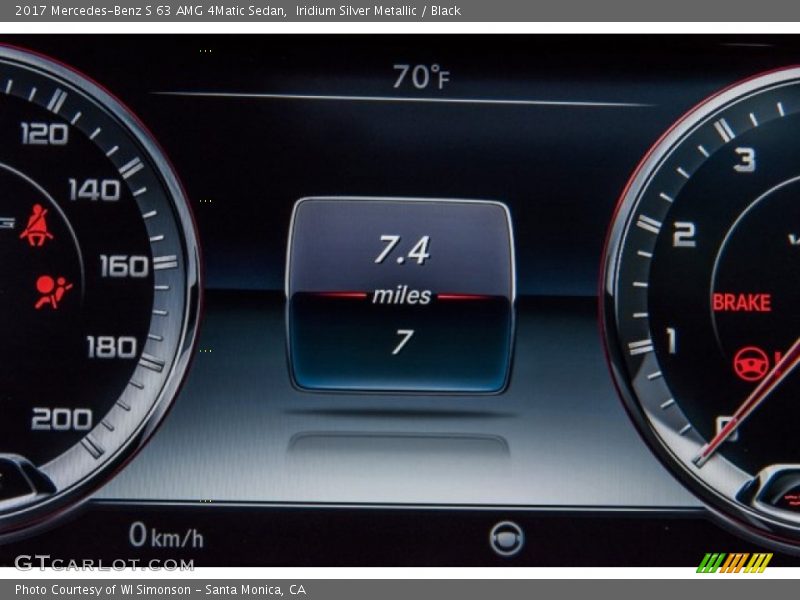 Iridium Silver Metallic / Black 2017 Mercedes-Benz S 63 AMG 4Matic Sedan