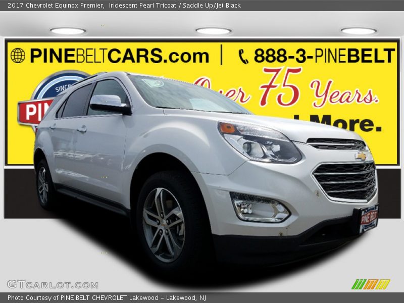 Iridescent Pearl Tricoat / Saddle Up/Jet Black 2017 Chevrolet Equinox Premier