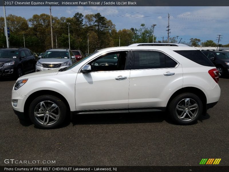 Iridescent Pearl Tricoat / Saddle Up/Jet Black 2017 Chevrolet Equinox Premier