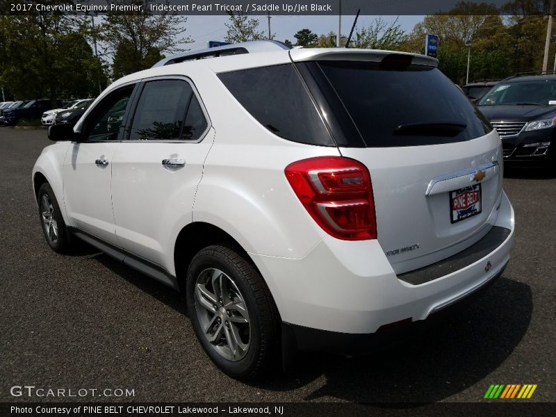 Iridescent Pearl Tricoat / Saddle Up/Jet Black 2017 Chevrolet Equinox Premier