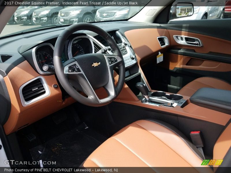 Iridescent Pearl Tricoat / Saddle Up/Jet Black 2017 Chevrolet Equinox Premier