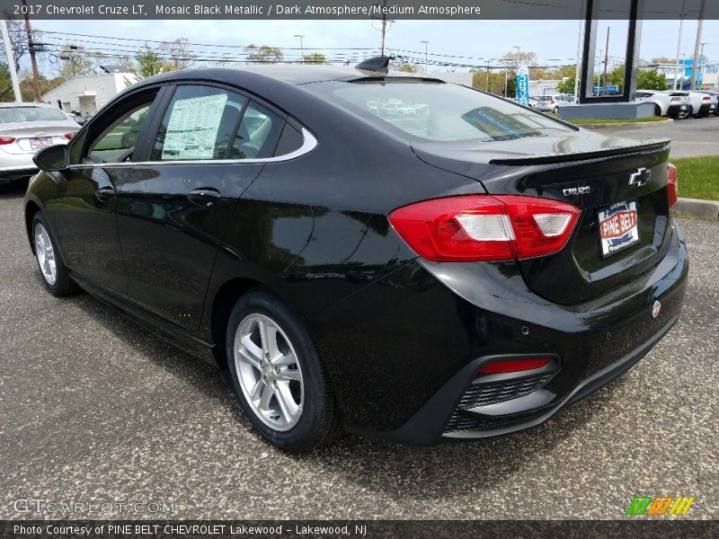 Mosaic Black Metallic / Dark Atmosphere/Medium Atmosphere 2017 Chevrolet Cruze LT