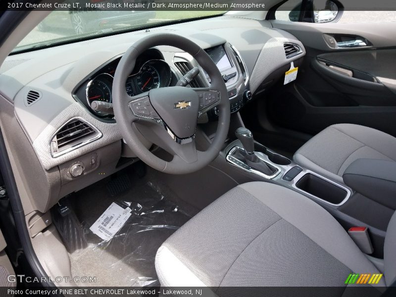 Mosaic Black Metallic / Dark Atmosphere/Medium Atmosphere 2017 Chevrolet Cruze LT