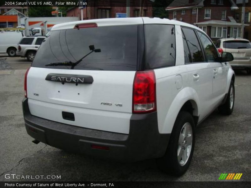 Polar White / Tan 2004 Saturn VUE V6 AWD