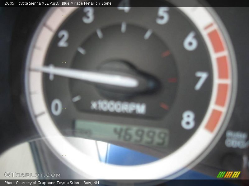 Blue Mirage Metallic / Stone 2005 Toyota Sienna XLE AWD