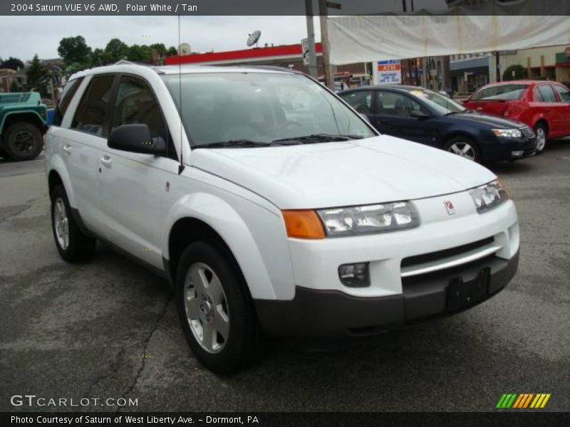 Polar White / Tan 2004 Saturn VUE V6 AWD
