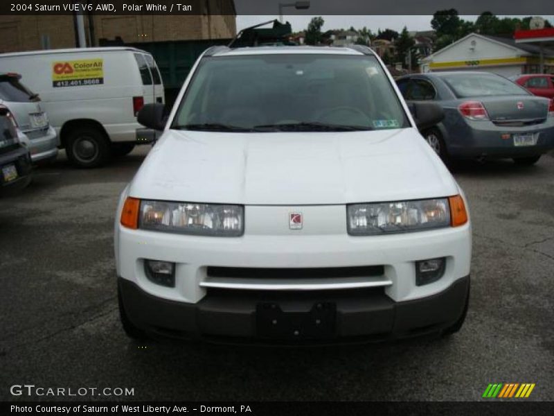 Polar White / Tan 2004 Saturn VUE V6 AWD