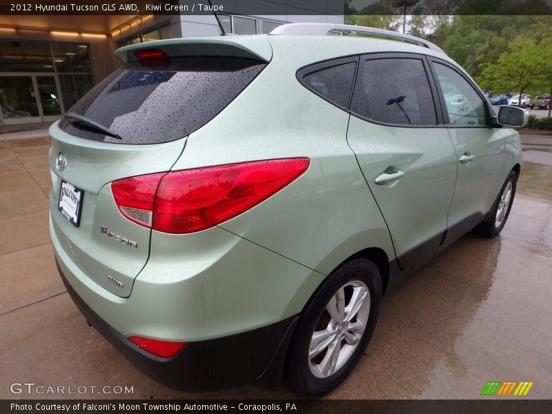 Kiwi Green / Taupe 2012 Hyundai Tucson GLS AWD