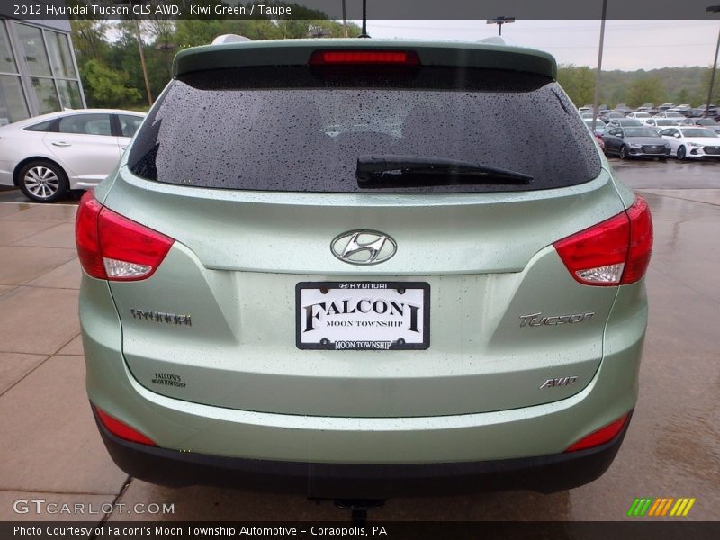 Kiwi Green / Taupe 2012 Hyundai Tucson GLS AWD
