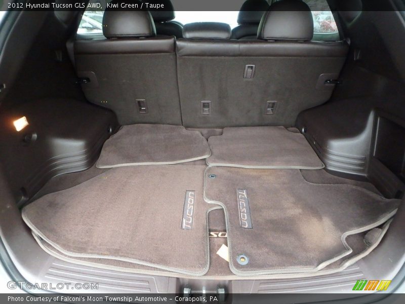 Kiwi Green / Taupe 2012 Hyundai Tucson GLS AWD