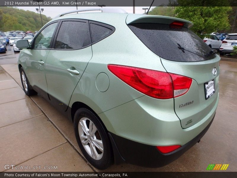 Kiwi Green / Taupe 2012 Hyundai Tucson GLS AWD