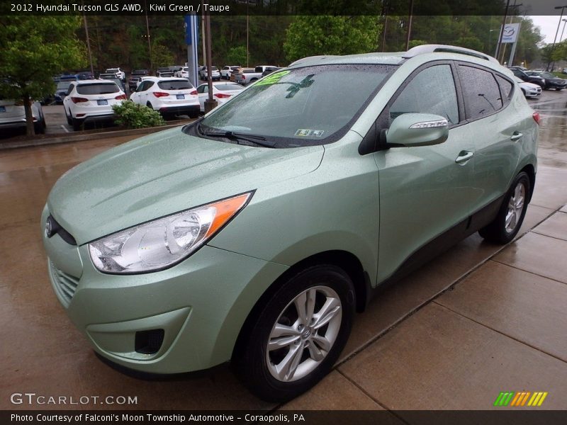 Kiwi Green / Taupe 2012 Hyundai Tucson GLS AWD