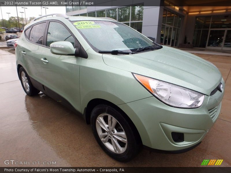 Kiwi Green / Taupe 2012 Hyundai Tucson GLS AWD