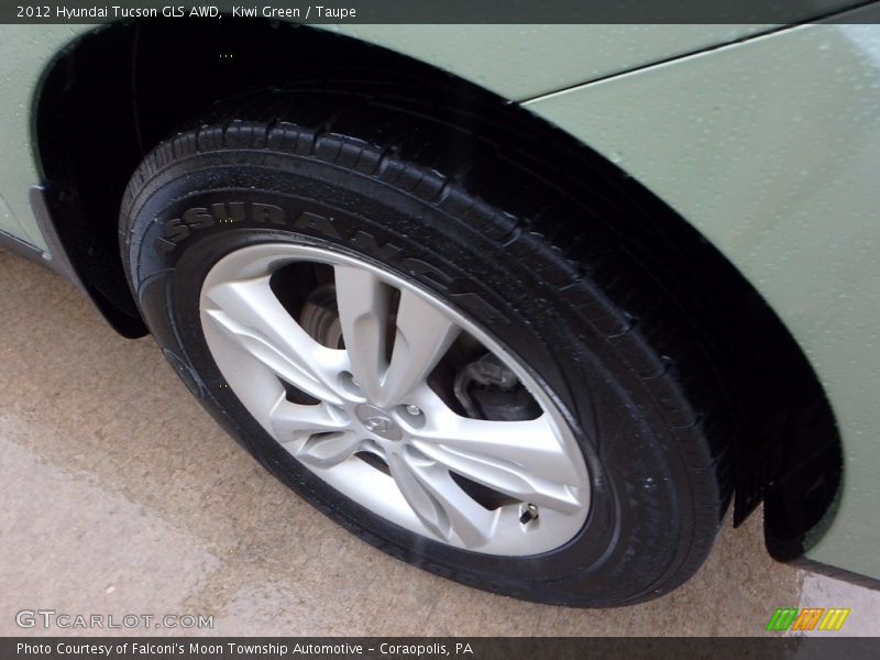 Kiwi Green / Taupe 2012 Hyundai Tucson GLS AWD