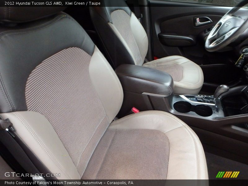 Kiwi Green / Taupe 2012 Hyundai Tucson GLS AWD
