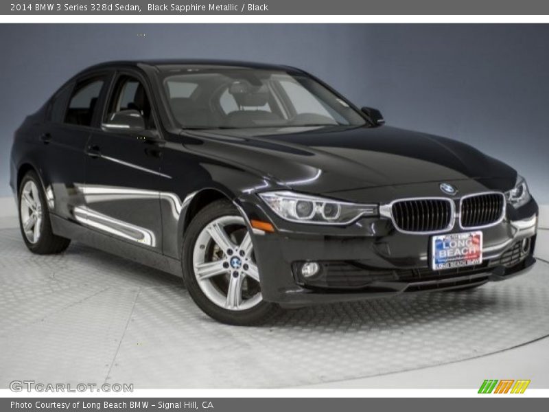 Black Sapphire Metallic / Black 2014 BMW 3 Series 328d Sedan