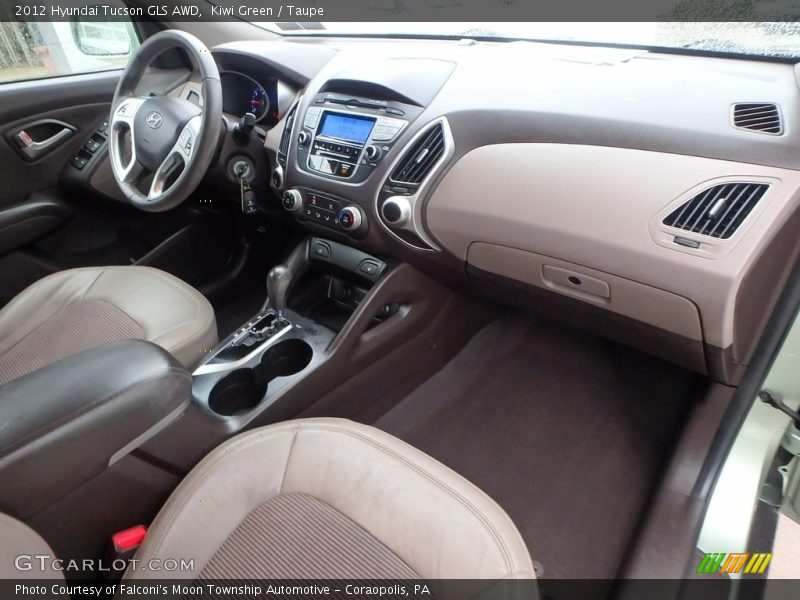 Kiwi Green / Taupe 2012 Hyundai Tucson GLS AWD