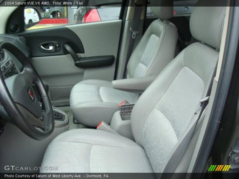 Polar White / Tan 2004 Saturn VUE V6 AWD