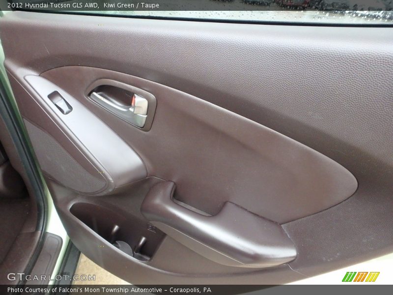 Kiwi Green / Taupe 2012 Hyundai Tucson GLS AWD