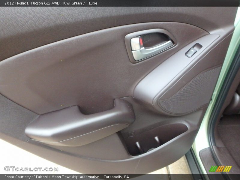 Kiwi Green / Taupe 2012 Hyundai Tucson GLS AWD