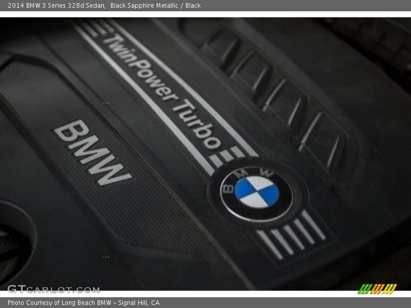 Black Sapphire Metallic / Black 2014 BMW 3 Series 328d Sedan