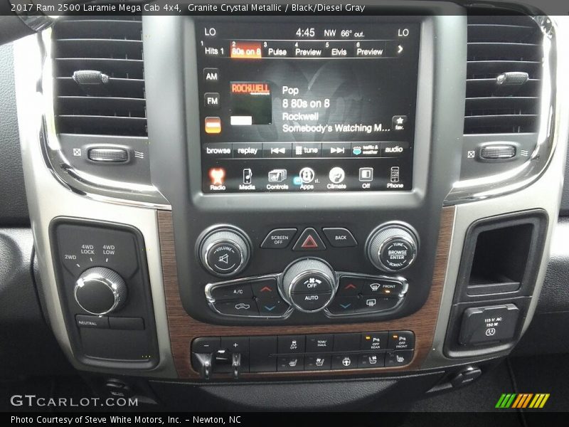 Controls of 2017 2500 Laramie Mega Cab 4x4