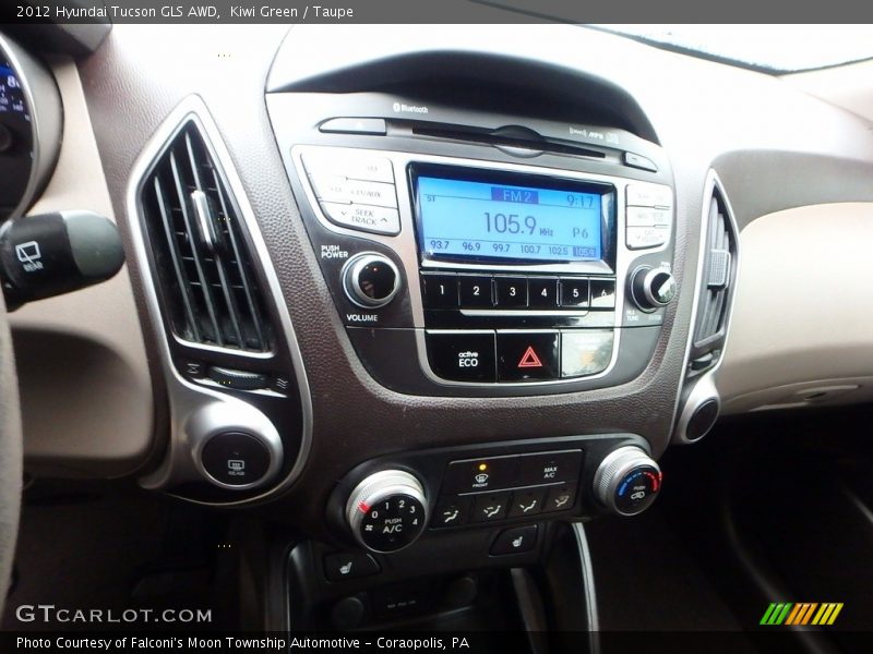 Kiwi Green / Taupe 2012 Hyundai Tucson GLS AWD