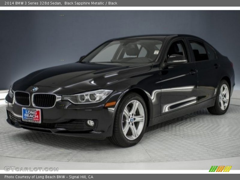 Black Sapphire Metallic / Black 2014 BMW 3 Series 328d Sedan