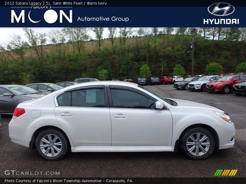Satin White Pearl / Warm Ivory 2012 Subaru Legacy 2.5i