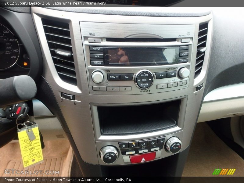 Satin White Pearl / Warm Ivory 2012 Subaru Legacy 2.5i