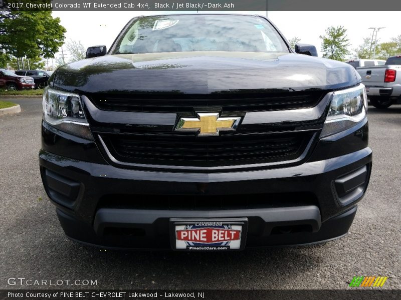 Black / Jet Black/­Dark Ash 2017 Chevrolet Colorado WT Extended Cab 4x4