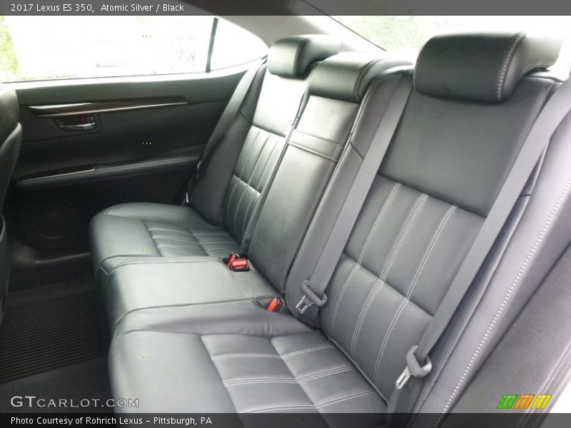 Atomic Silver / Black 2017 Lexus ES 350