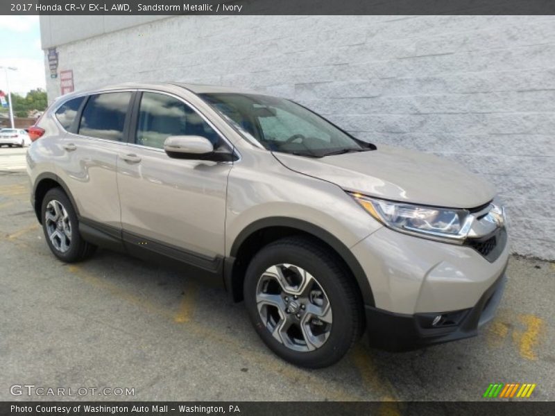 Sandstorm Metallic / Ivory 2017 Honda CR-V EX-L AWD