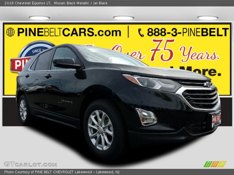 Mosaic Black Metallic / Jet Black 2018 Chevrolet Equinox LT