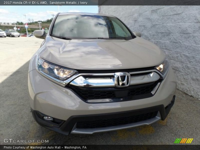 Sandstorm Metallic / Ivory 2017 Honda CR-V EX-L AWD