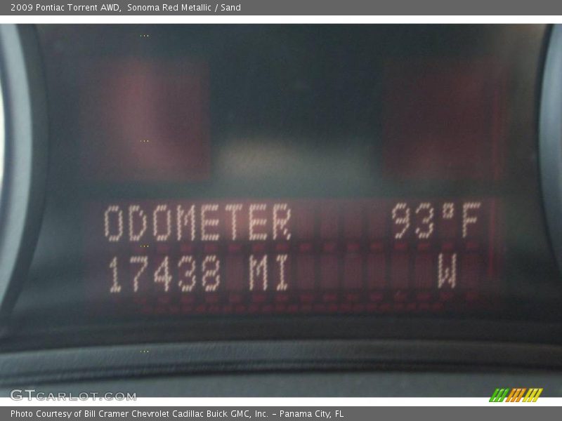 Sonoma Red Metallic / Sand 2009 Pontiac Torrent AWD