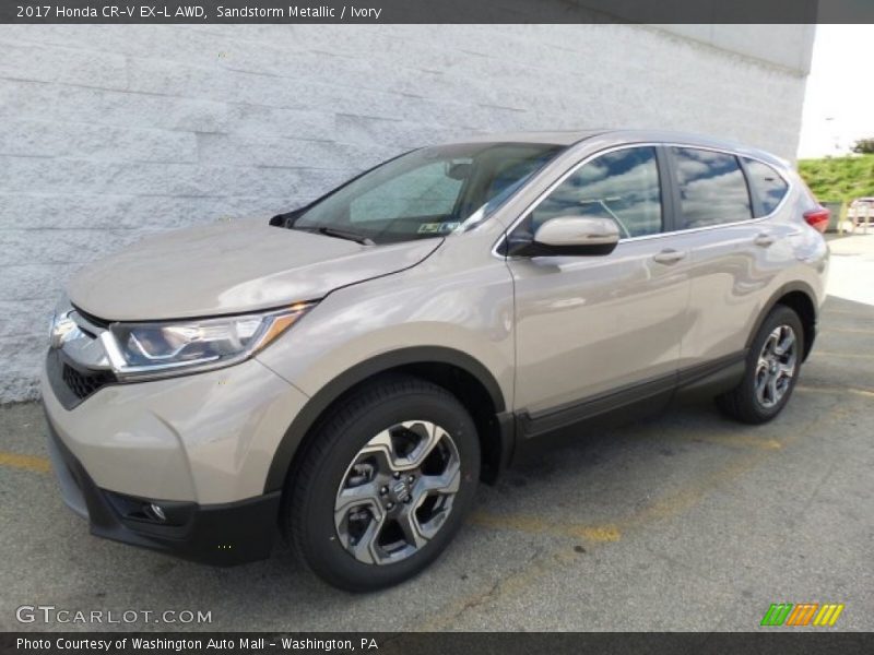 Sandstorm Metallic / Ivory 2017 Honda CR-V EX-L AWD
