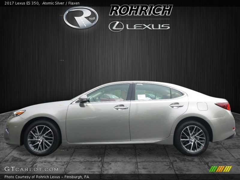 Atomic Silver / Flaxen 2017 Lexus ES 350