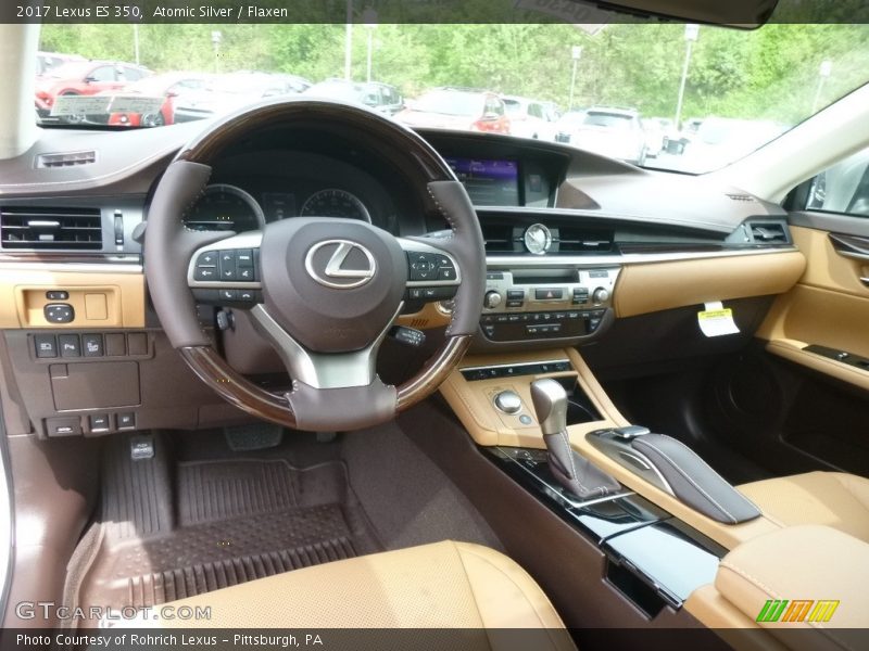 Atomic Silver / Flaxen 2017 Lexus ES 350