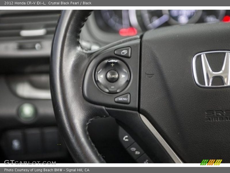 Crystal Black Pearl / Black 2012 Honda CR-V EX-L