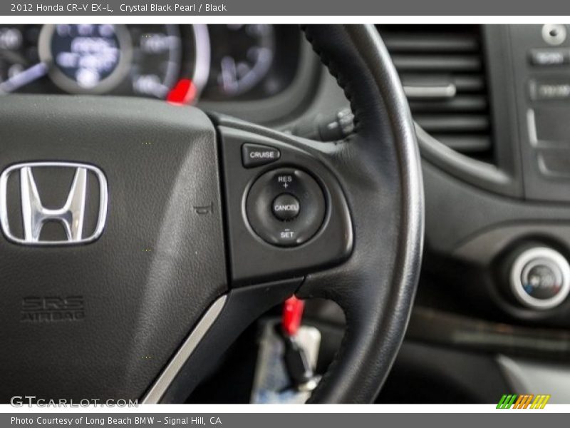 Crystal Black Pearl / Black 2012 Honda CR-V EX-L