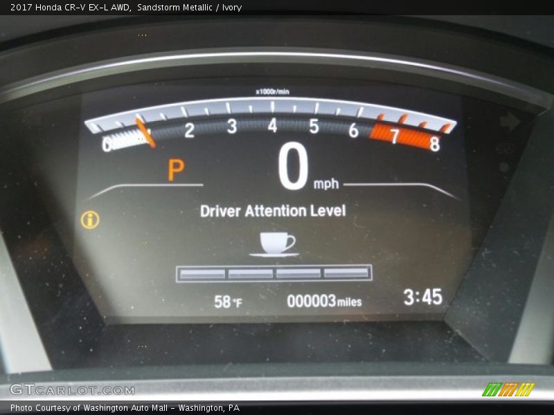 Sandstorm Metallic / Ivory 2017 Honda CR-V EX-L AWD