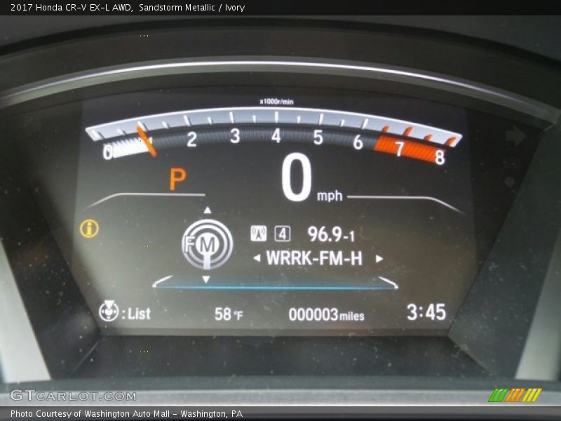 Sandstorm Metallic / Ivory 2017 Honda CR-V EX-L AWD
